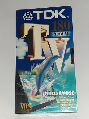 Videocassetta vhs tdk 180 - tdk,