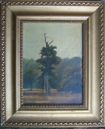 Dipinto olio baumschnitt - dipinto,