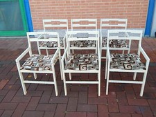 GROUP OF 6 CHAIRS 70s