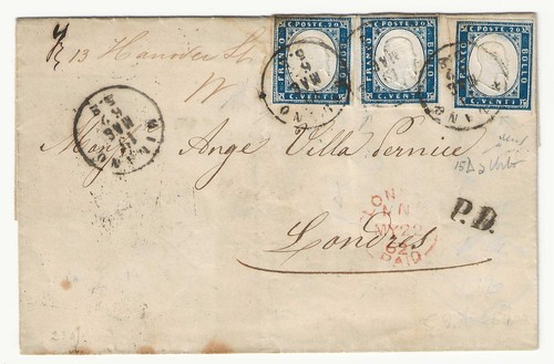 1861 sardegna piego per - 1861,