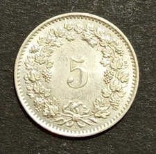 SVIZZERA 5 RAPPEN 1933 54 55 59 62 63 64 68 69 70 71 74 75 77 FRANCHI FDC UNC