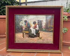 DIPINTO OLIO SU TELA - SCENA