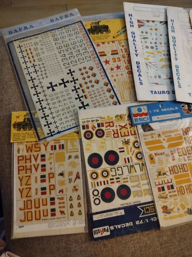 Decals per modellini di - decals,