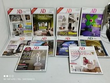 10 RIVISTE AD ARCHITECTURAL DIGEST.DESIGN 2012 INCOMPLETA EDIZIONE ITA