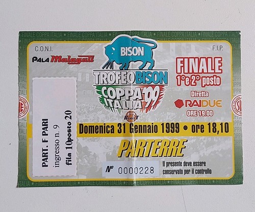 Biglietto finale coppa - biglietto,