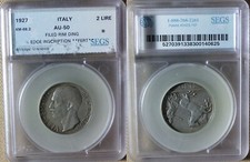 Italy:1927 2 Lire #68.2 Edge