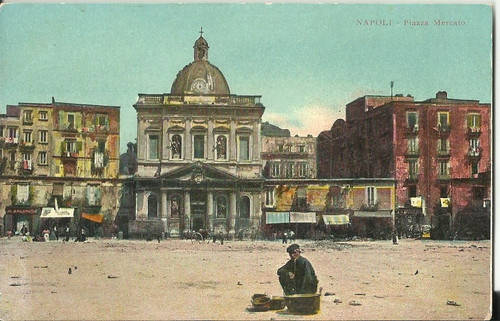 Napoli piazza mercato - -,