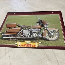 Harley Davidson 1200 Flh Elctra Glide 1977 Scheda Moto Passion Collezione Atlas