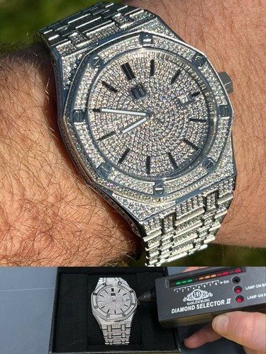 Orologio uomo real moissanite - uomo,