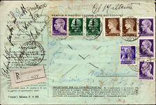 RSI Storia postale Busta affrancata con combinazione interessante