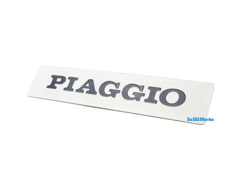 Targhetta scritta piaggio - scritta, 'piaggio'