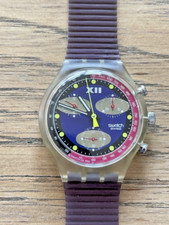 OROLOGIO SWATCH SCK101 BLUE CHIP CRONOGRAFO 1993 ORIGINALE MOLTO RARO