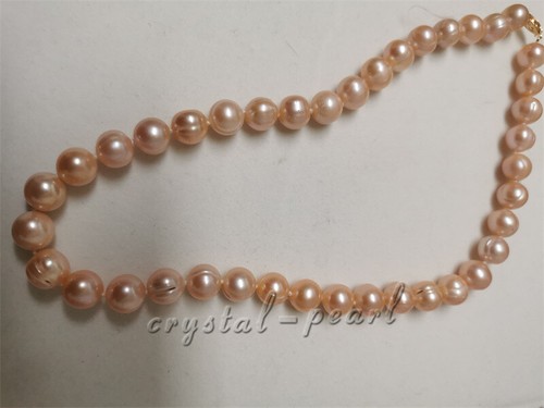 Collana perle rosa aaa - di, 18"