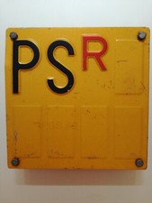 TARGA MOTORE AGRICOLO ORIGINALE DEGLI ANNI '70/'80 COMPLETA DI SUPPORTO