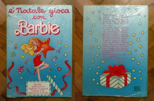 Barbie libro natale gioca - natale,