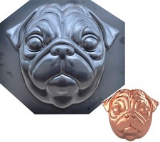 Stampo in cemento grande cane