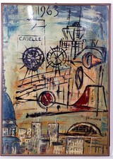 quadro composizione astratto -