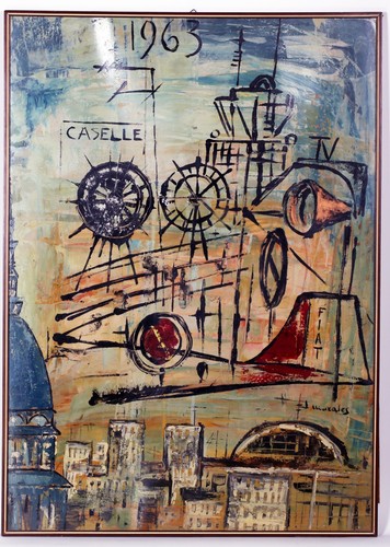 Quadro composizione astratto - astratto,