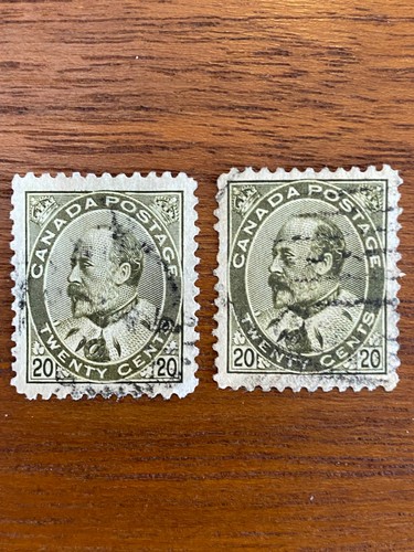 Gemelli canada 1903 - 1903-08,, 20c