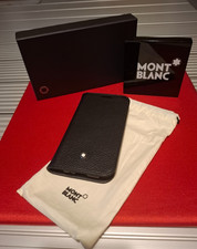 MONTBLANC Meisterstuck 111237 custodia in pelle nera Samsung Galaxy S4