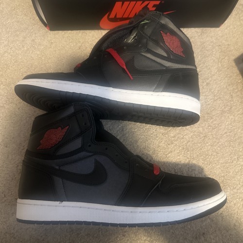 Jordan high nero raso - nero,