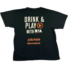 Maglietta Manchester Pale Ale grande nera birra pub maglietta grafica estiva L