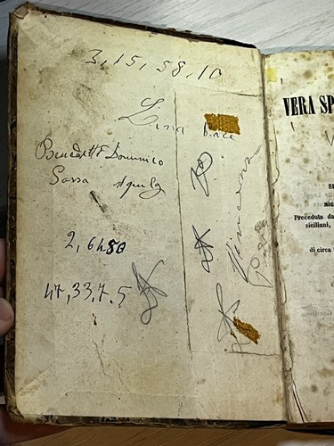 Libro antico 1857 - libro,