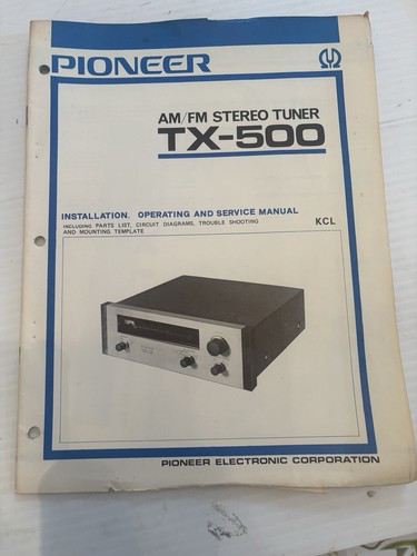 Pioneer 500 sintonizzatore - pioneer, tx-500