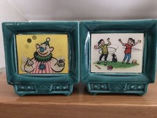 Coppia salvadanai ceramica