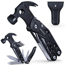 Martello Multifunzione, 15 in 1 Martello Multiuso Utensile Multiuso Tascabile Co