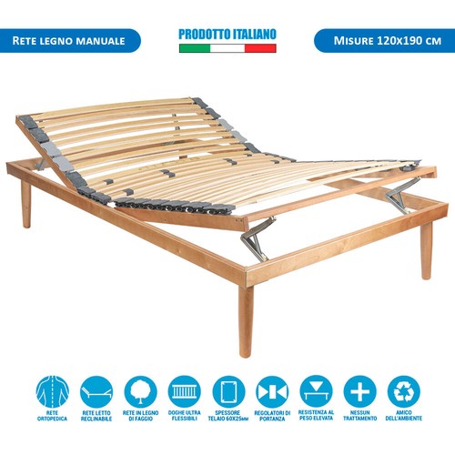 Rete legno reclinabile - legno,