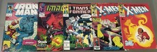 Lotto Vari Fumetti Marvel Image Numero 1 X Man Iron Man Transformer