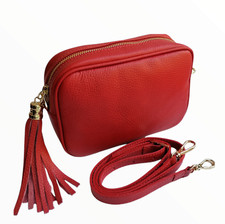 Borsetta Pochette Frangia Vera