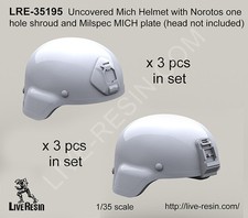 Casco mich scoperto resina - scoperto, in