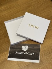 Scatola Box DIOR Originale Box Dior Lusso Foulard Sciarpa Ecc 27x27x4