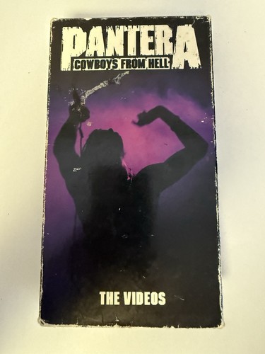 Pantera cowboys from hell vhs - pantera,