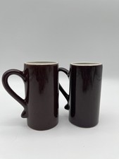 2 VTG Glossy Brown 4" Espresso