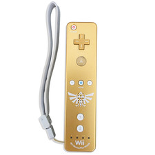 Zelda Gold Wii Remote