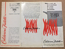 890Z-LISTINO TERMOVASELLAME CUCINA ACCIAIO INOX TRINOX FRATELLI CALDERONI NOVARA