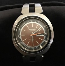 Vintage 38mm Seiko Brown Dial
