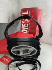 Borsa Diesel Nera Denim a