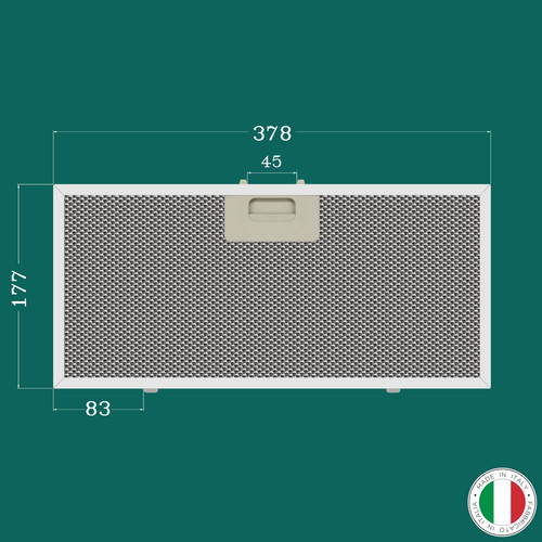 Filtro alluminio per cappa - , da