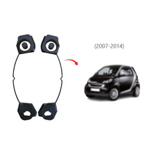 X3D Guida Anteriore Dx e Sx Capote Cappotta Tettuccio Compatibile Smart 451