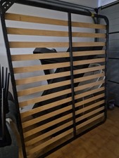 Rete Matrimoniale A Doghe 160x190 Struttura In Metallo