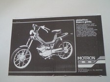advertising Pubblicità 1978 CICLOMOTORE MOTRON 50 SV3 SV 3