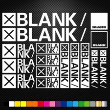 BLANK - 16 Vinyl Decals