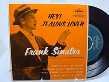 SINATRA FRANK HEY JEALOUS LOVER JAZZ SWING  EP  UK CAPITOL 1957  45 RPM 7"