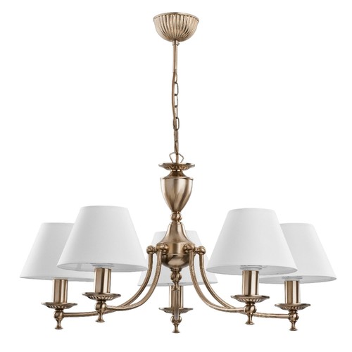 Lampadario tessuto metallo