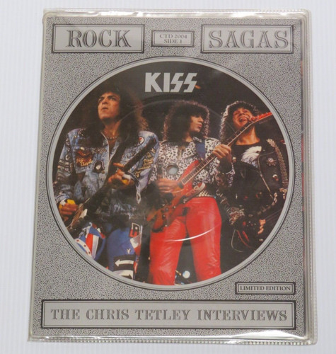 Kiss intervista foto disco set - kiss,