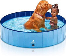 Piscina per Cani,Bagno per Cani, Piscina per Bambini,Lavandino Pieghevole per An